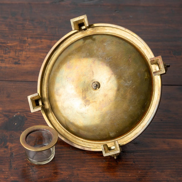 Brass French Brass Inkwell, 19th Century For Sale - Image 8 of 8