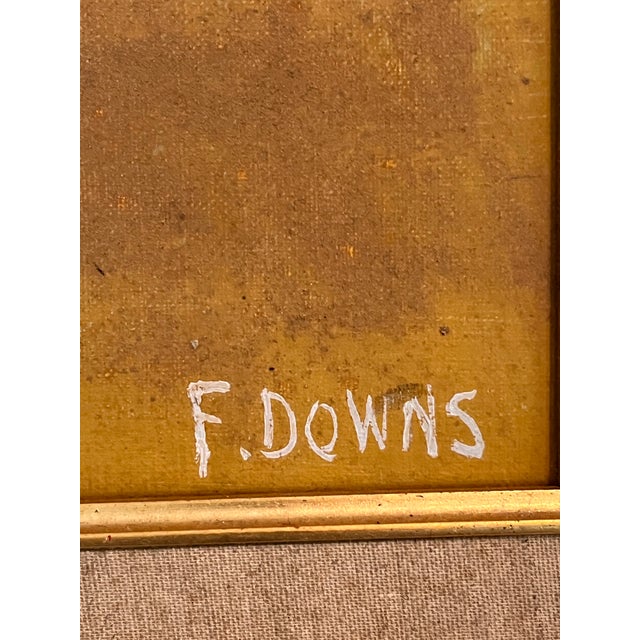 1980s Francis “Duke” Downs Signed Florida Floral Still Life Oil on Canvas For Sale In West Palm - Image 6 of 8