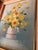 1960s Robert Cox Yellow Floral Impressionist Oil Painting, Framed For Sale - Image 4 of 10