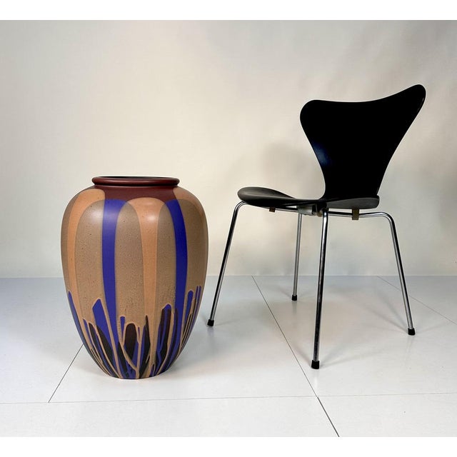 Large Ceramic Art Floor Vase from Steuler Keramik, West Germany, 1980s For Sale - Image 9 of 18