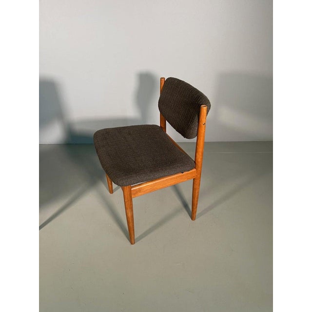 Gray Dining Chairs by Finn Juhl for France & Søn, 1960s, Set of 4 For Sale - Image 8 of 15