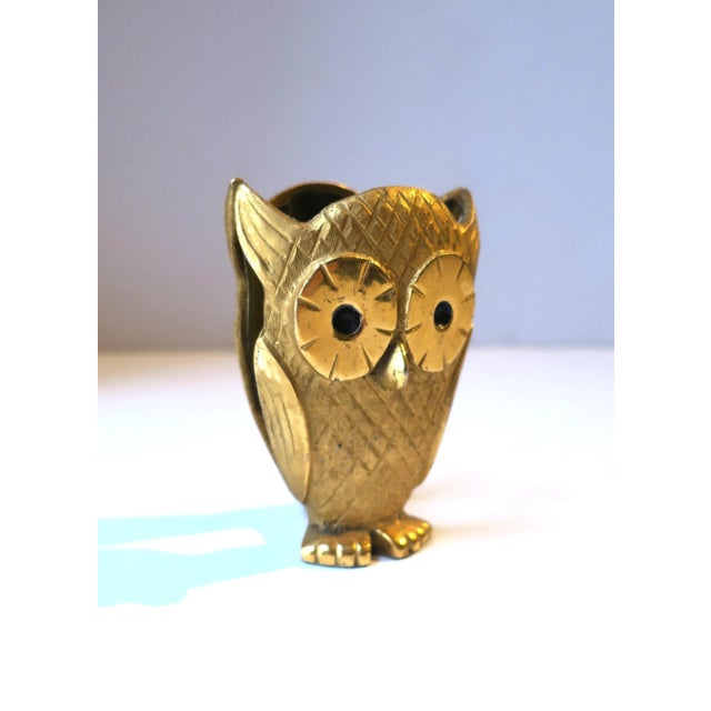 Metal Owl Bird Eyeglass Holder, Circa 1960s For Sale - Image 7 of 11