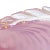 Vintage Murano Large Pink Opalescent Gold Flecks Diamond Quilted Italian Art Glass Basket Flower Vase For Sale - Image 11 of 13