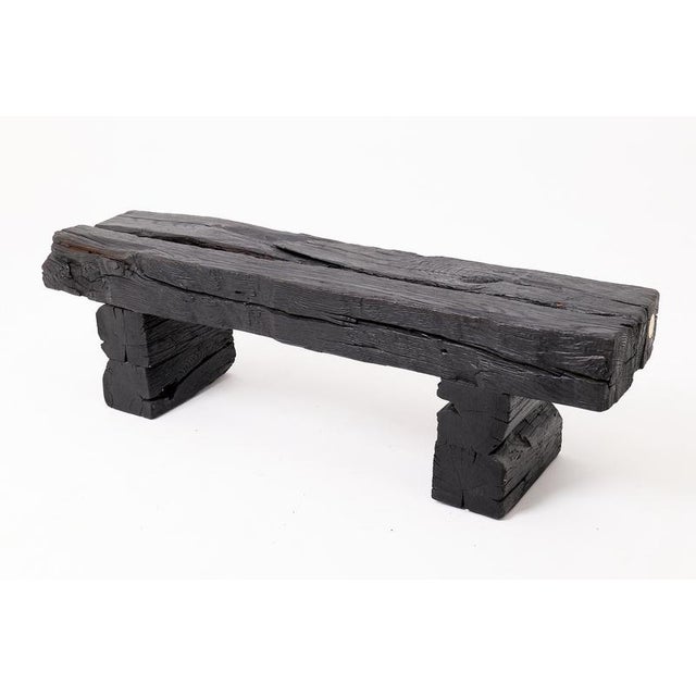 Garden Bench by Logniture For Sale - Image 4 of 16