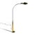 Cedric Hartman 91 Co Floor Lamp in Brass and Stainless Steel For Sale - Image 11 of 12
