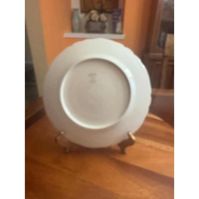 1930s Luncheon Plate Schleiger 1151 by Haviland a Set of 4 For Sale - Image 10 of 11