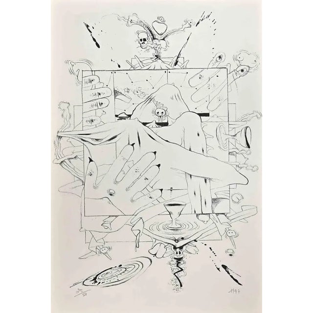 Contemporary Jacques Chemay, Passages, Lithograph, 1997 For Sale - Image 3 of 3