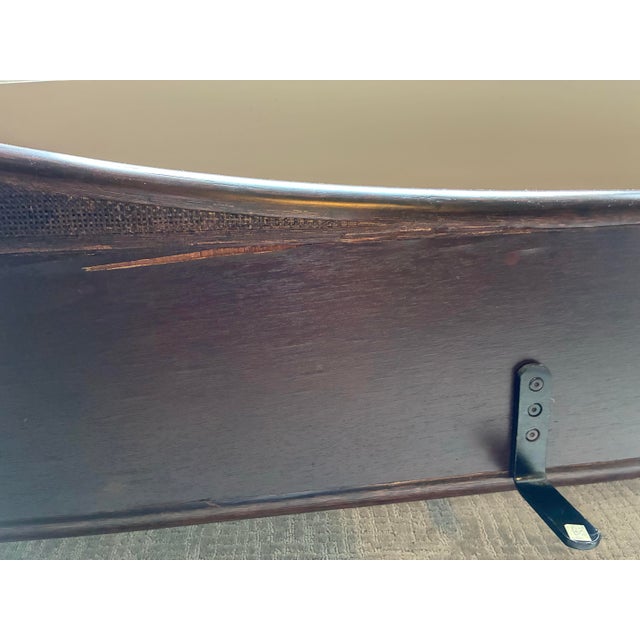 Late 20th Century Barbara Barry for McGuire Rattan California King Bed Frame For Sale - Image 9 of 9