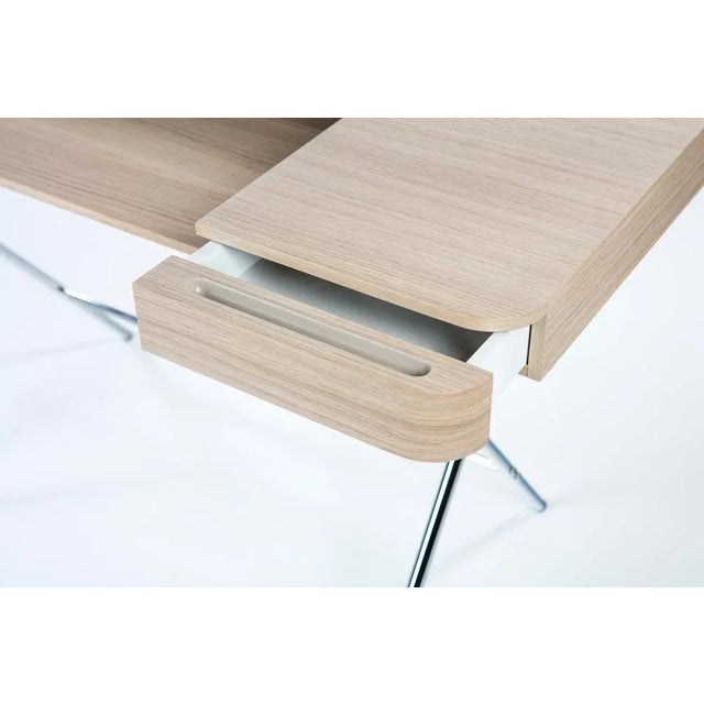 Cosimo Desk with Natural Oak Veneer Top by Marco Zanuso Jr. for Adentro, 2023 For Sale - Image 6 of 8
