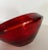 1980s Red Glass Bowl For Sale - Image 5 of 10