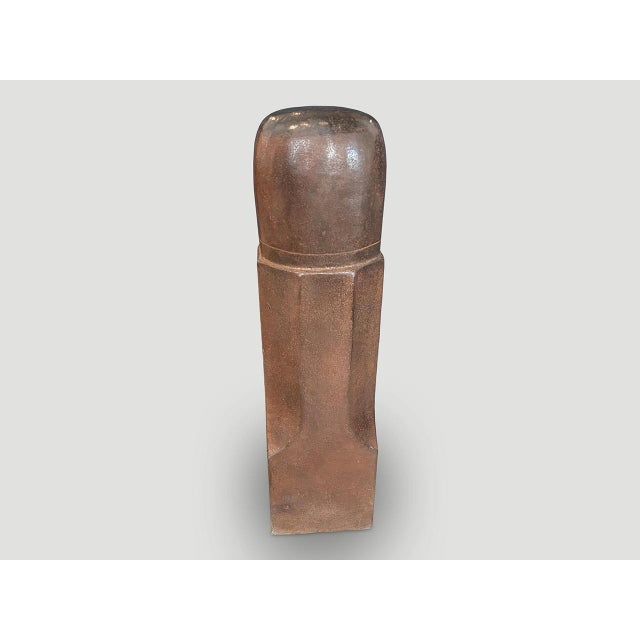 1900 - 1909 Andrianna Shamaris Phallic Lingam Stone For Sale - Image 5 of 6