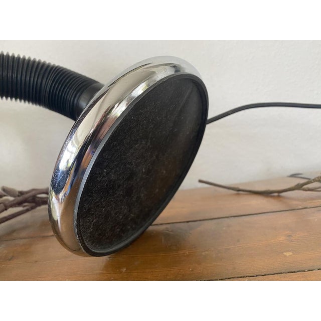 Vintage Italian Table Lamp in Chrome by Bellini for Targetti, 1970 For Sale - Image 12 of 18