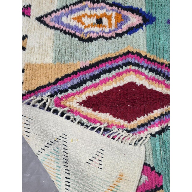 2020s Moroccan Eclectic Wool Rug 9.4 X 6.1 Ft For Sale - Image 5 of 6