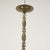 Traditional Art Deco Piecrust Hanging Lamp For Sale - Image 3 of 6