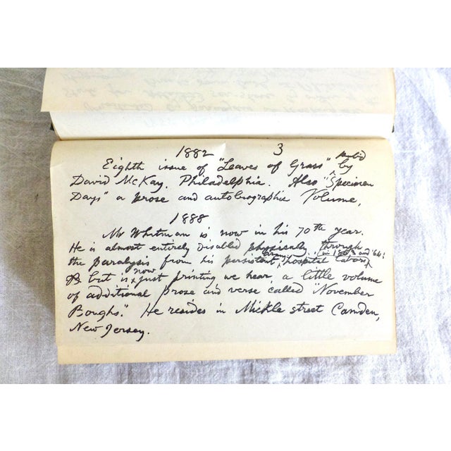 Paper 1900 Leaves of Grass, Walt Whitman Book For Sale - Image 7 of 7