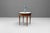 French marble top Bouillotte table on tapered legs with original brass gallery to the top. Circa 1920.