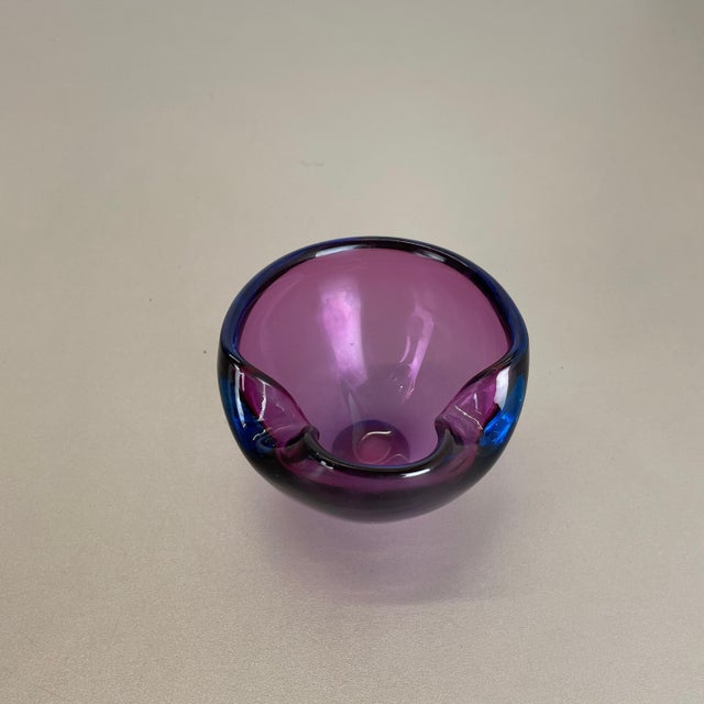 Purple Murano Glass Ashtray, Italy, 1970s For Sale - Image 6 of 18