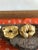 Modern Vintage Gump's Stamped Metal Matte Gold Vegetables Napkin Holders 16 For Sale - Image 3 of 7