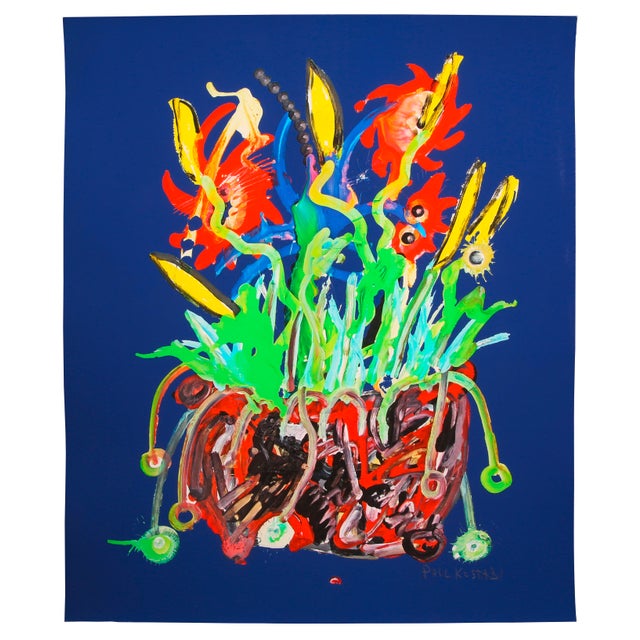 Paul Kostabi, Moon Flower, Print For Sale - Image 4 of 4