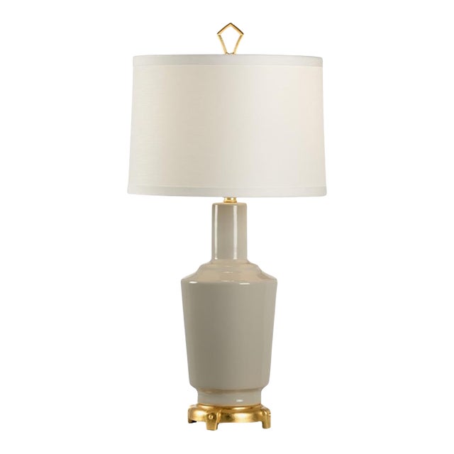 Wildwood Emma Ceramic Table Lamp - Fog For Sale