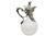 Silver Glass Wine Jug with Embossed Silver Applications For Sale - Image 8 of 8