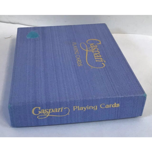 Nice boxed set of Caspari plastic coated playing cards! Williamsburg design. From New York. Includes to decks - no jokers.