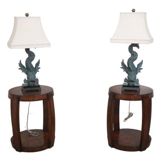 Pair of Wildwood Biltmore Lamps on Tables (Attached) For Sale