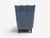 Textile Danish Cabinetmaker, Lounge Chairs, Blue Velvet, Stained Wood, Denmark, 1950s For Sale - Image 7 of 11