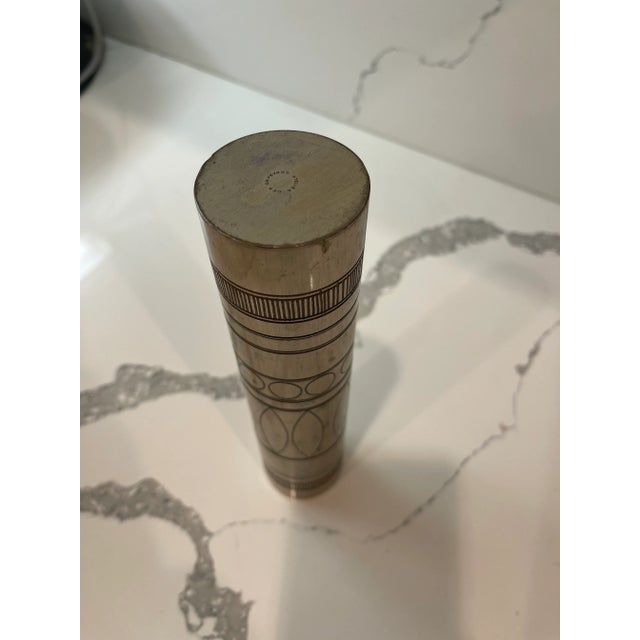 Italian Etched 1960s Mario Pinton Vase For Sale - Image 3 of 8