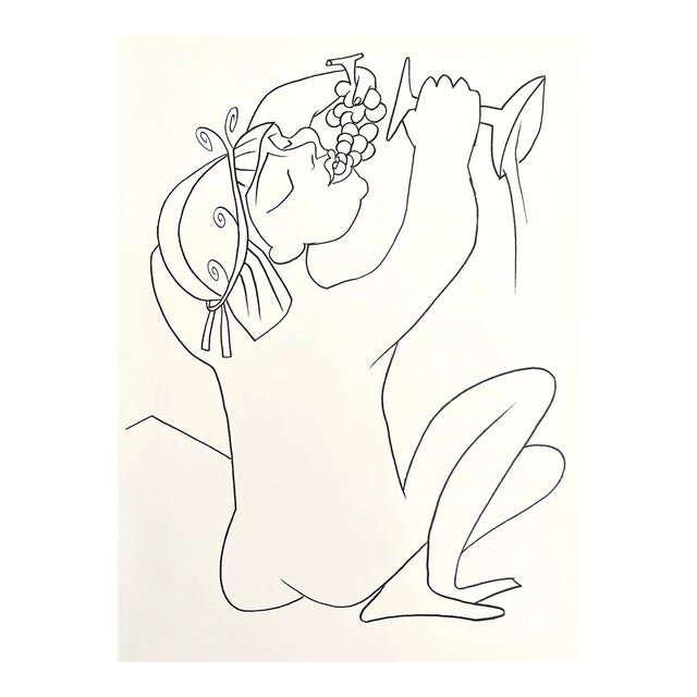 1975 Francoise Gilot Lithograph Cluster of Grapes For Sale
