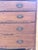 19th Century English Bowfront Mahogany Chest of Drawers For Sale - Image 4 of 11