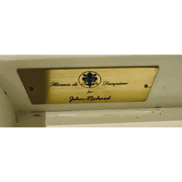 White John Richard Transitional White and Gold Hoof Game Table For Sale - Image 8 of 9