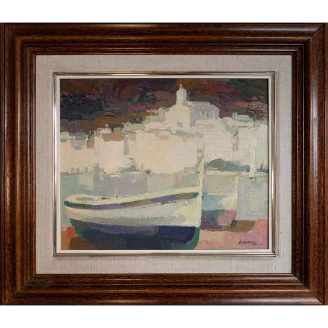 Cadaqués Harbor, Oil on Canvas For Sale - Image 6 of 6
