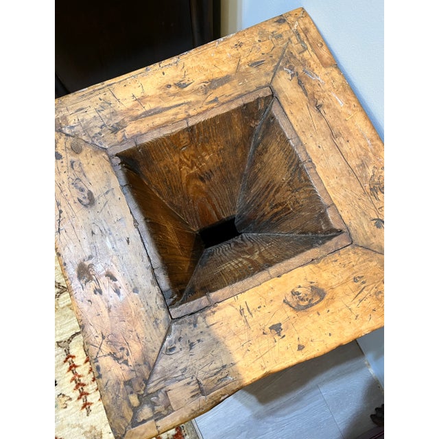 Brown Late 19th Century Antique Chinese Grain Bin For Sale - Image 8 of 12