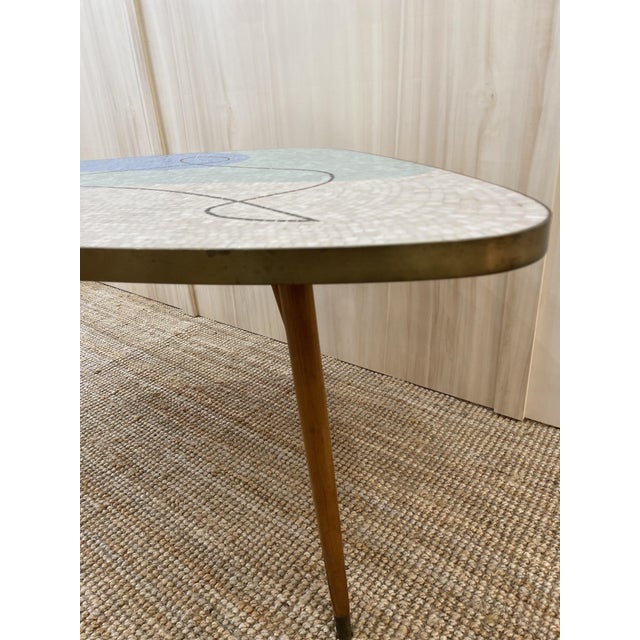 Mosaic Coffee Table by Berthold Muller, 1950s For Sale - Image 12 of 16