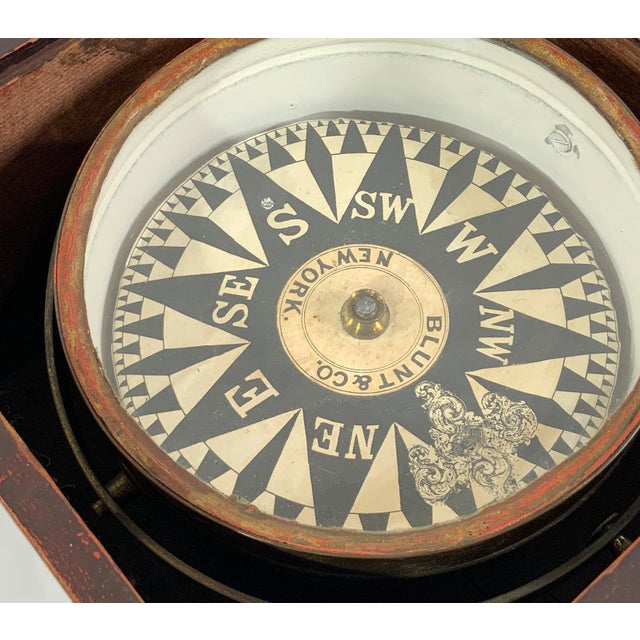 Blunt and Company Maritime Compass For Sale In Boston - Image 6 of 6