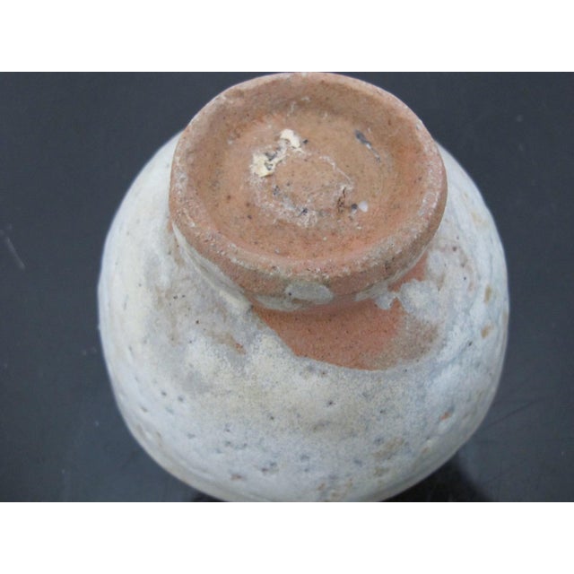 Ceramic Chinese Song Yuan Style Celadon Blue Green Glazed Footed Pottery Bowl For Sale - Image 7 of 9