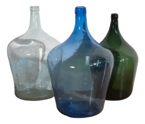 Glass Bottles,1920s, Set of 3