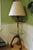 Mid-Century Modern Modeline Style Walnut and Glass End Table Lamp For Sale - Image 13 of 13