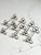 Early 20th Century Art Deco Silver Plate Trefoil Knife Rests - Set of 6 For Sale - Image 4 of 8