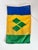 Coastal Saint Vincent & the Grenadines Vintage Nautical Burgee Flag For Sale - Image 3 of 11