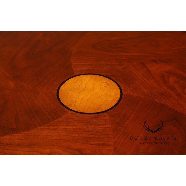 Ethan Allen Townhouse Collection Round Pedestal Side Table For Sale - Image 18 of 18