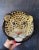 Figurative Vintage Leopard Ceramic Relief Bowl For Sale - Image 3 of 8
