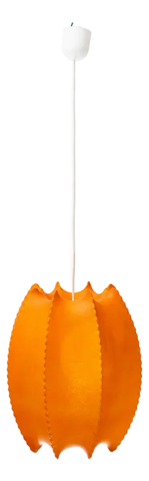 Orange Cocoon Pendant Lamp, 1960s