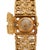 Modern Ladies Vintage Omega Secret Bracelet Gilbert Albert 18k Yellow Gold Manual Watch For Sale - Image 3 of 12