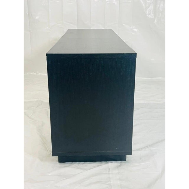 Vintage Style 6 Drawer Credenza With White Accented Drawers For Sale - Image 12 of 18