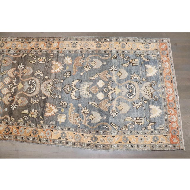 Antique Malayer Runner - 2'10" x 16'5" For Sale - Image 9 of 9