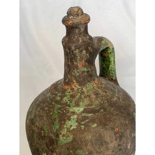 Mid-Early 20th Century Mediterranean Olive Oil Jug For Sale In Washington DC - Image 6 of 10