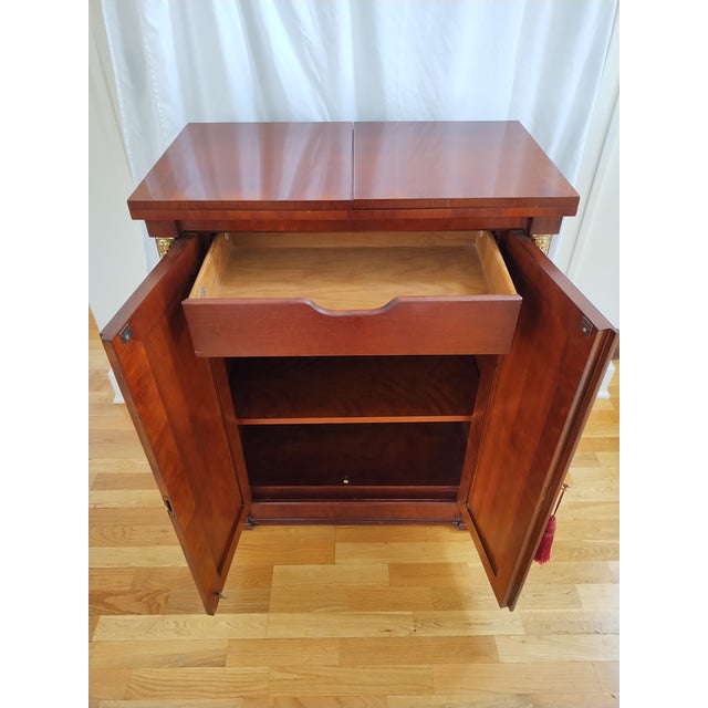 The Palladian Dry Bar is well suited for use in a formal Dining Room, Living Room, Family Room, Four Season Room, Den or...