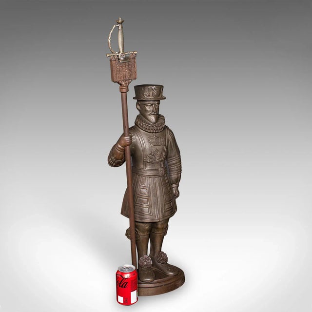 Antique Beefeater Fireside Companion, Cast Iron, English, Fire Tools, Edwardian For Sale - Image 12 of 12